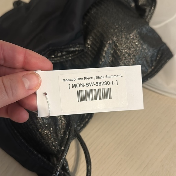 New!Baltic Born NWT Black Cutout One-Piece Swimsuit Large - Picture 11 of 12